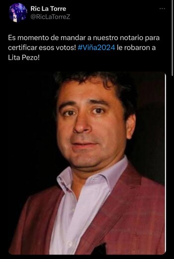 Lita Pezo no ganó Viña