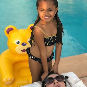 Verónica Castro y su nieta Rafaela en la reciente publicación en Instagram