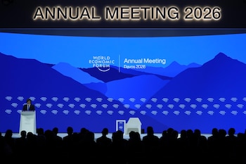Javier Milei en Davos
