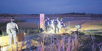 Equipos de emergencia realizan una