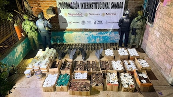 Hallan más de 550 explosivos improvisados en inmueble abandonado de Sinaloa: eran desde minas terrestres hasta tipo antipersonal