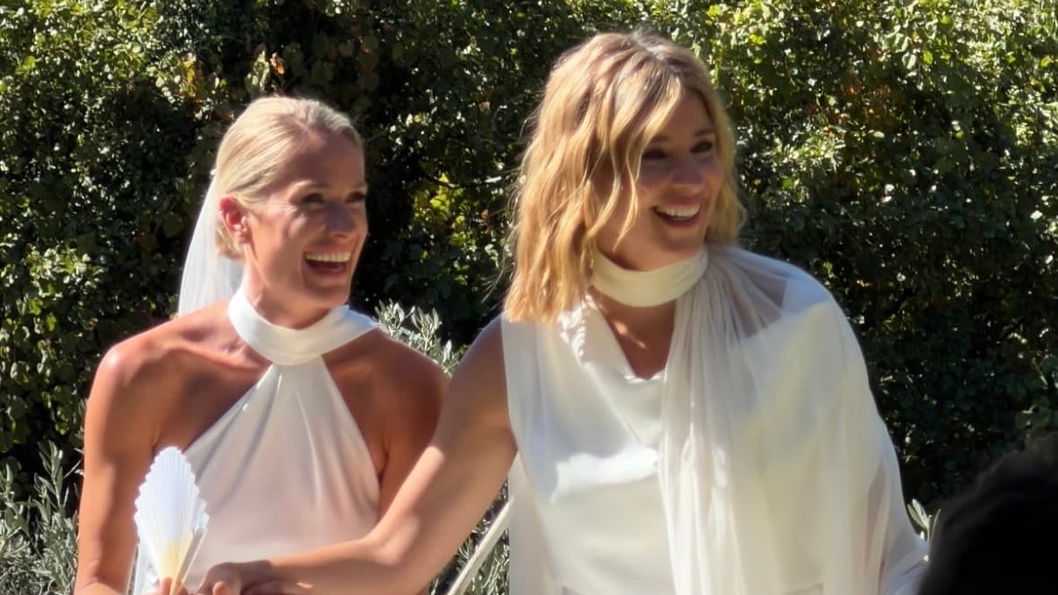 Pascalle Paerel y Sandra Barneda en su boda (INSTAGRAM)