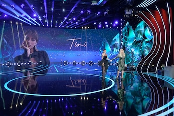 Susana Giménez junto a Tini