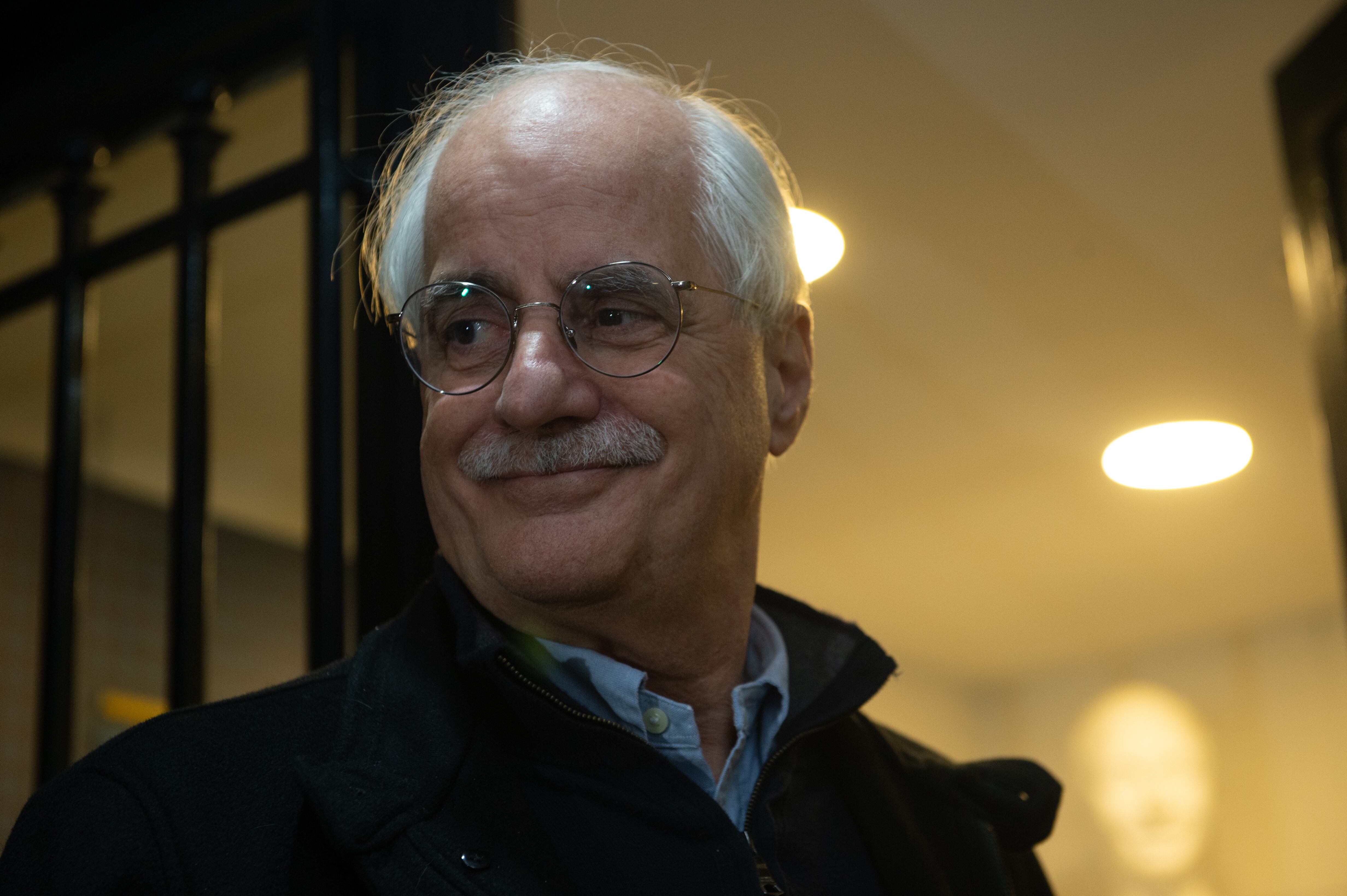 Jorge Taiana en la sede del PJ porteño