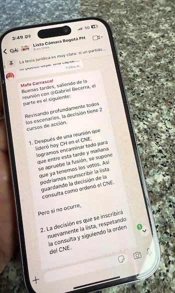 Los chats mencionan a CNE