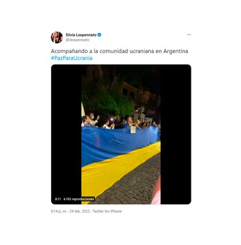 tuits de políticos sobre la invasión de Rusia a Ucrania