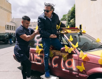 El presidente Gustavo Petro se refirió a la arquitectura de Bogotá en la entrevista con los influenciadores - crédito @orlaventanap/IG
