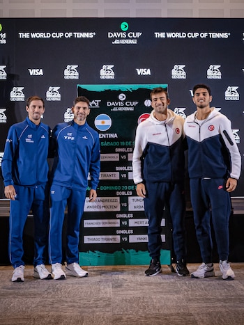 Guido Andreozzi y Andrés Molteni enfrentarán a Tincay Duran y Arda Azkara el domingo (Crédito: Omar Rasjido / Prensa AAT)