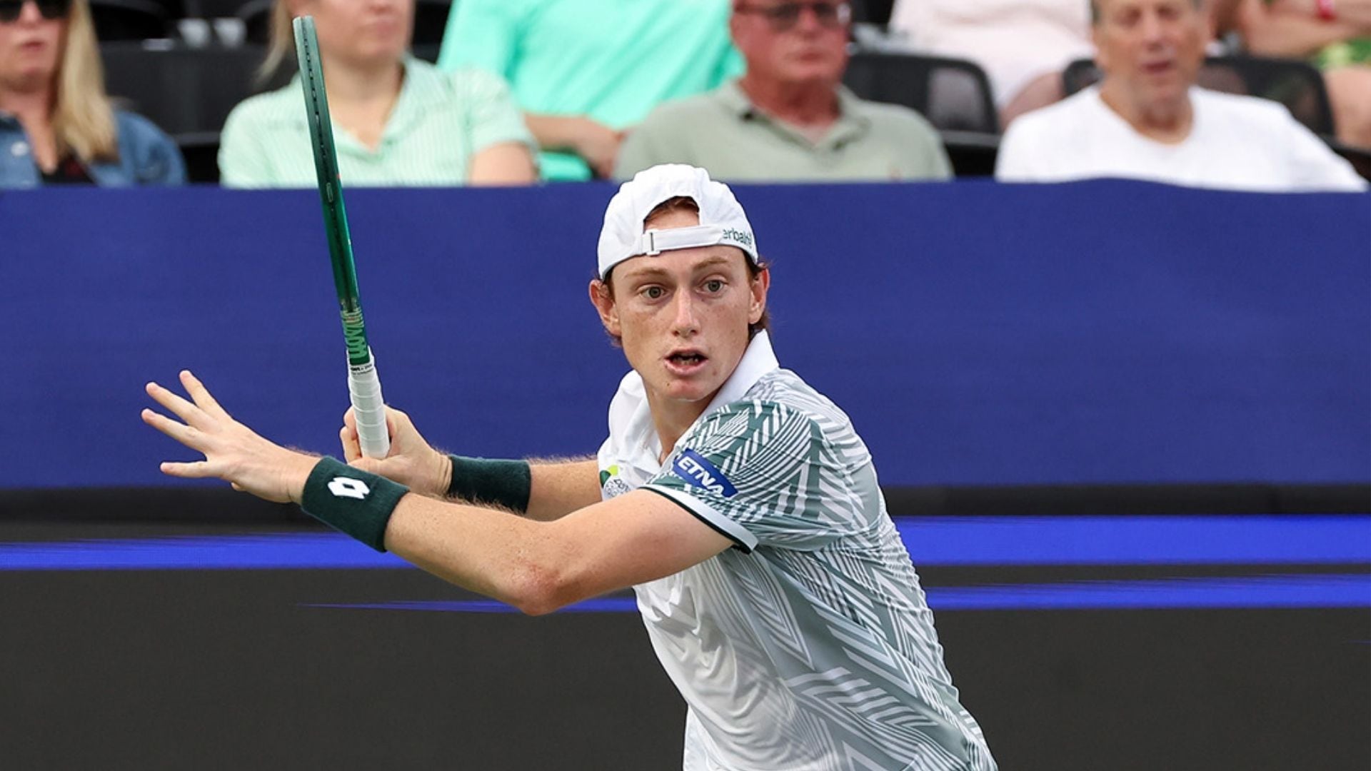Ignacio Buse clasificó a su primera final sobre pista dura en Winston-Salem. Crédito: ATP Tour.