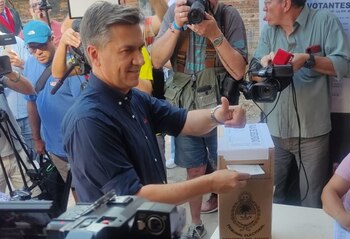 Leandro Zdero votó este domingo