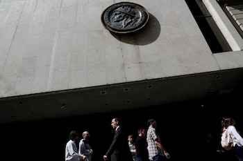 La entrada de la Bolsa