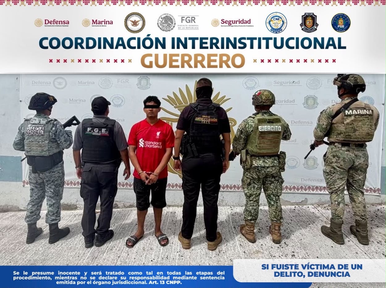 Detienen en Acapulco a presunto integrante del grupo delictivo CIDA por exigir dinero y escrituras de una vivienda