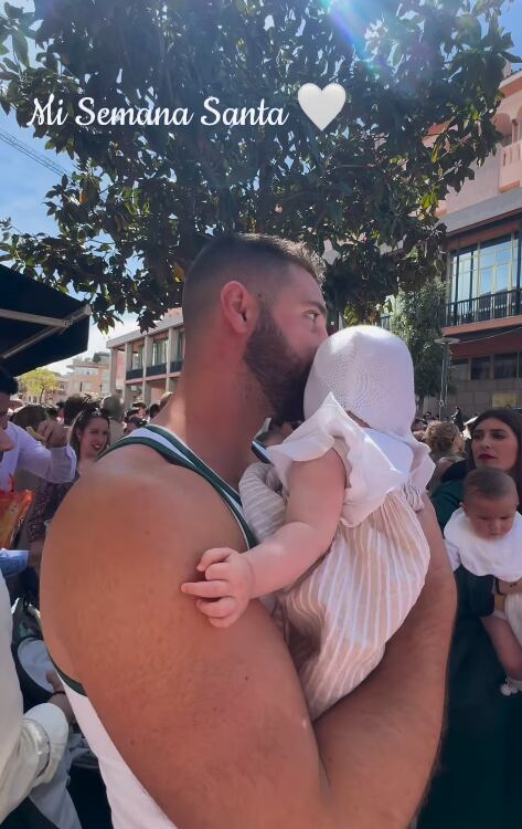 David Rodríguez y su hija (Instagram(anabelpantoja00)