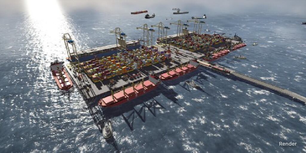 El nuevo puerto en el Caribe se perfila como la terminal marítima más avanzada del país y un motor clave para el aparato productivo nacional, al estar ubicado más cerca de Antioquia, Cundinamarca y el Eje Cafetero, zonas que en conjunto aportan el 70 % del PIB colombiano - crédito ANI