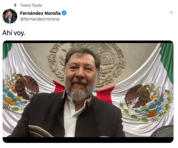 Fernández Noroña coqueteó con la