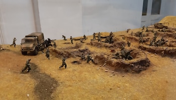 Parte del diorama sobre la