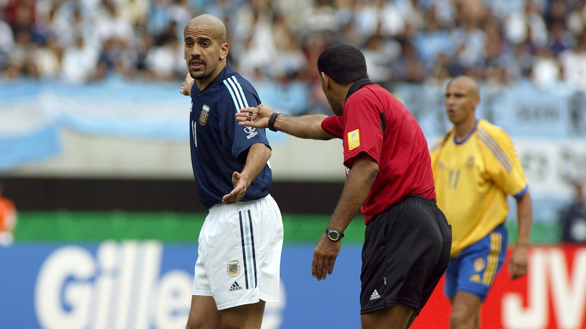 Juan Sebastián Verón, durante el Mundial 2002 (Grosby)