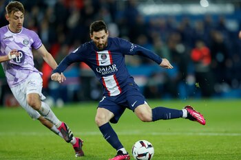 Lionel Messi del Paris Saint-Germain
