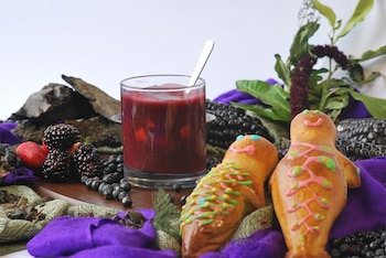Durante siglos, la colada morada