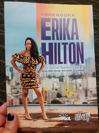 Erika Hilton es legisladora de