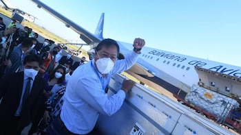 El presidente Luis Arce en