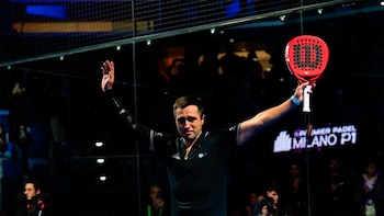 Fernando Belasteguín se retiró del pádel