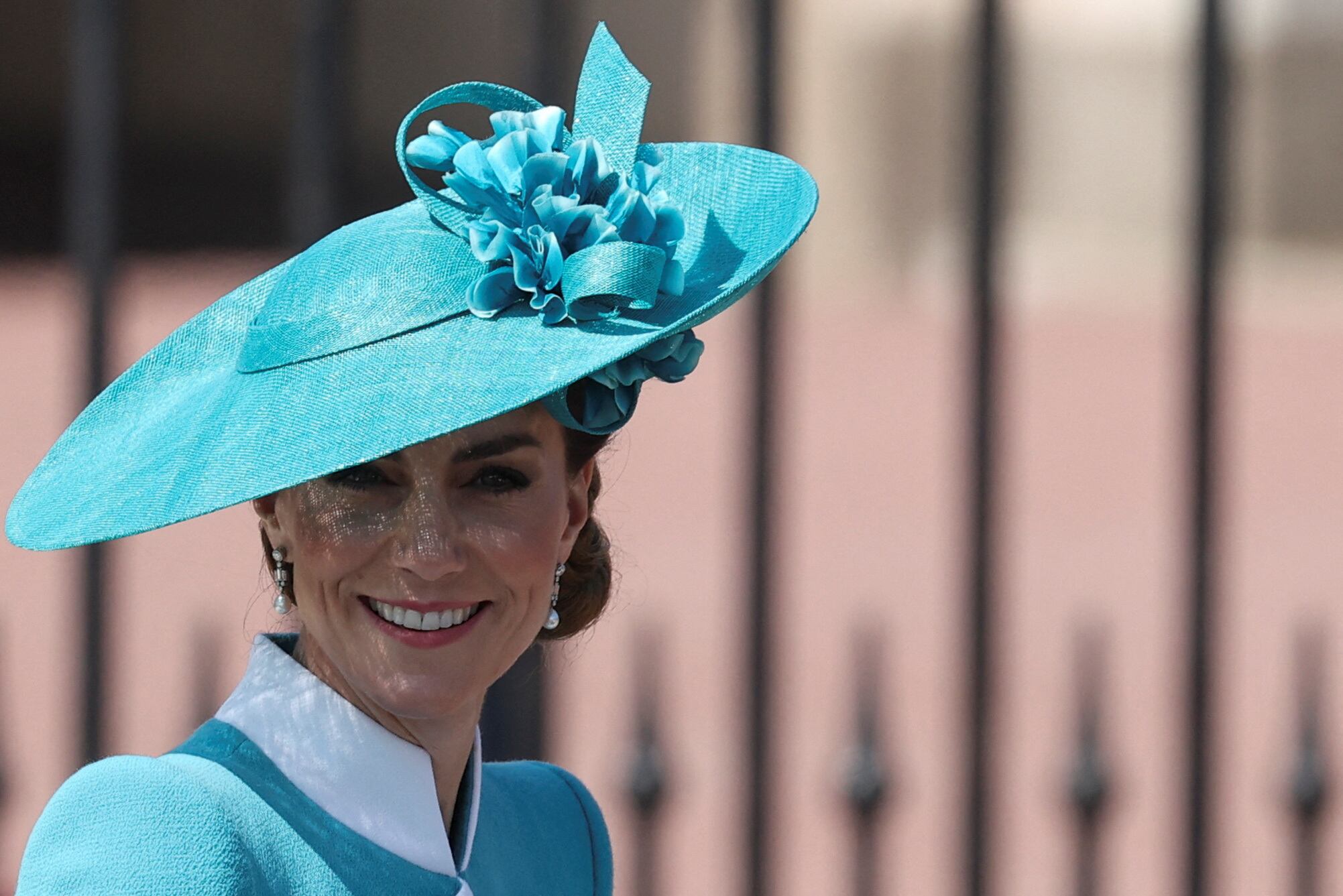 Kate Middleton en el Trooping The Colour 2025. REUTERS/Toby Melville
