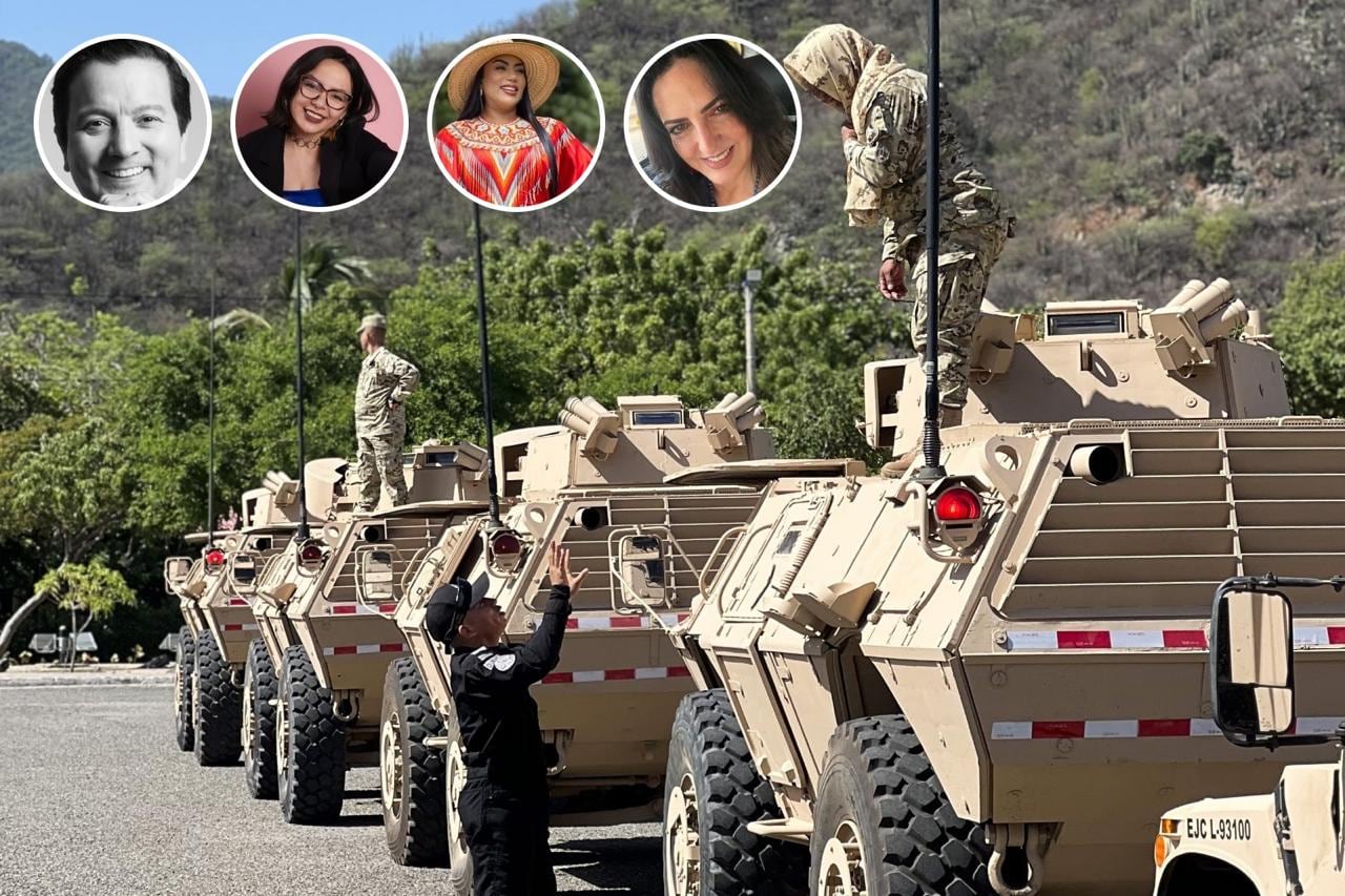 Congresistas y dirigentes políticos expresaron posiciones distintas frente a la militarización y a la estrategia adoptada para enfrentar la crisis de seguridad -crédito EFE/ Fuerzas Militares de Colombia/@MariaFdaCabal/X/@marthaperaltae/X/@lunadavid/X/@JenniferPedraz/X