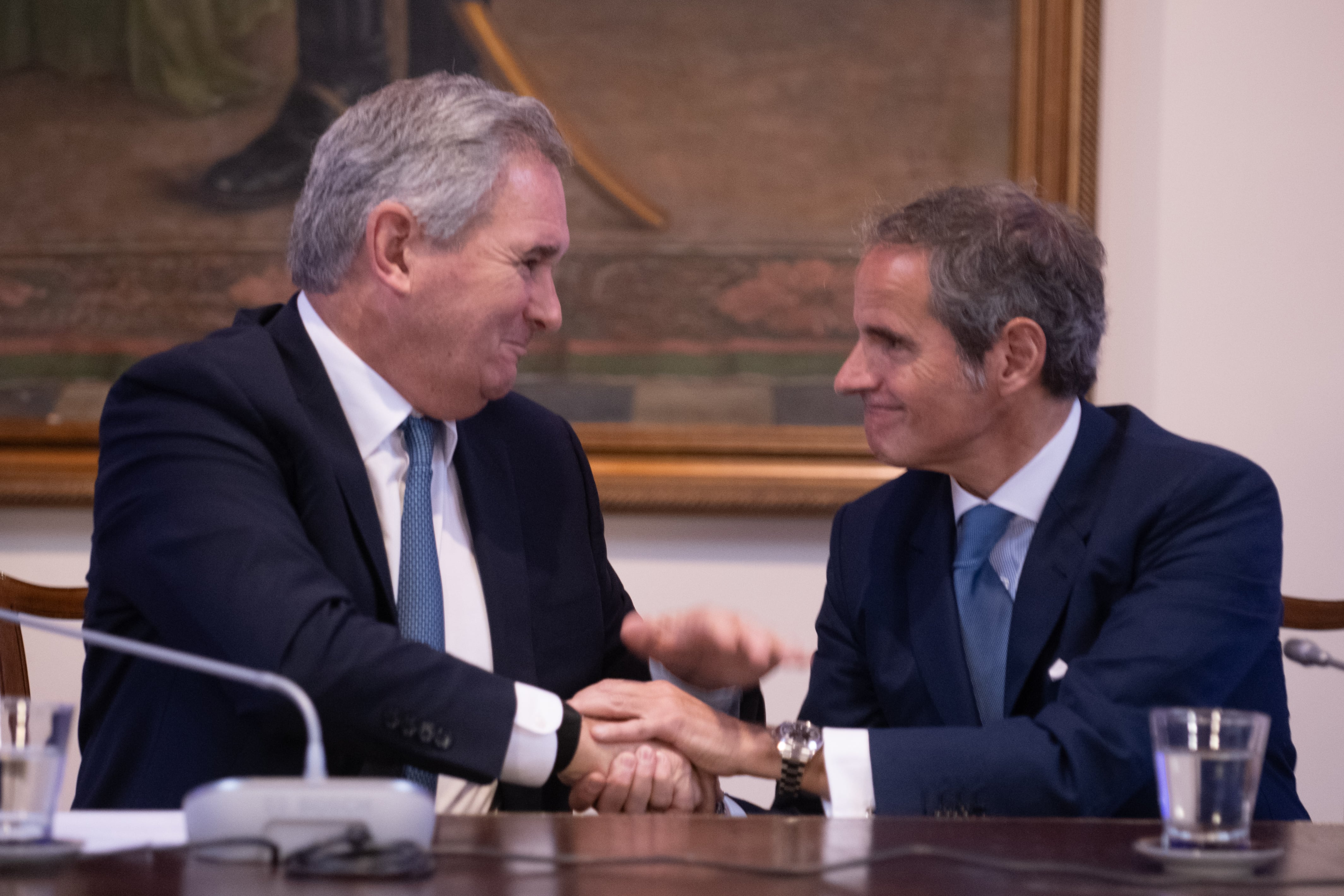 Pablo Quirno y Rafael Grossi (Fotos: Jaime Olivos)