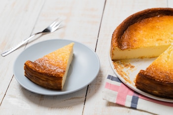 Tarta casera con yogur griego