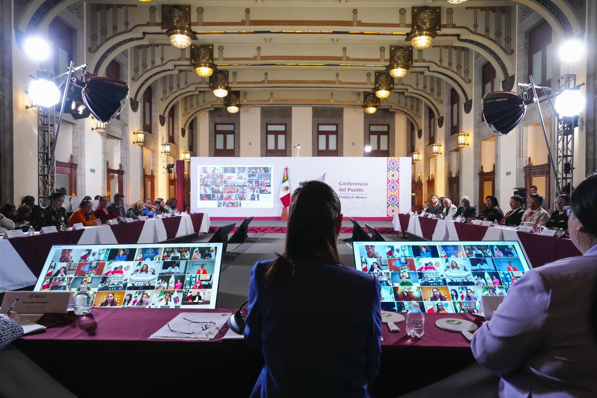 La instalación de los nuevos sistemas busca eliminar brechas de género y garantizar entornos seguros para las mujeres, a través de la colaboración entre distintos niveles de gobierno y sectores sociales. (@Claudiashein)