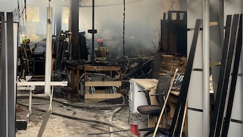 Incendio al sur de Medellín