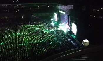 Así se verá el concierto