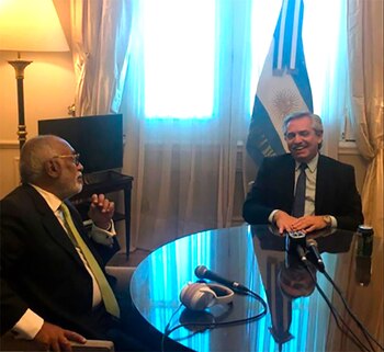 El Presidente recibió a Oscar