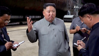 El dictador norcoreano Kim Jong-un