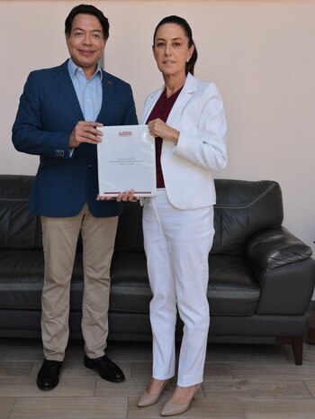 Claudia Sheinbaum recibe los resultados