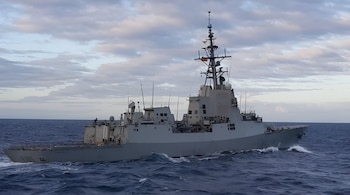 El buque de la Armada