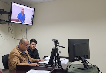 La Fiscalía incorporó al expediente pruebas documentales, periciales y testimoniales durante la audiencia inicial en Managua./ (Viva Nicaragua Canal 13)