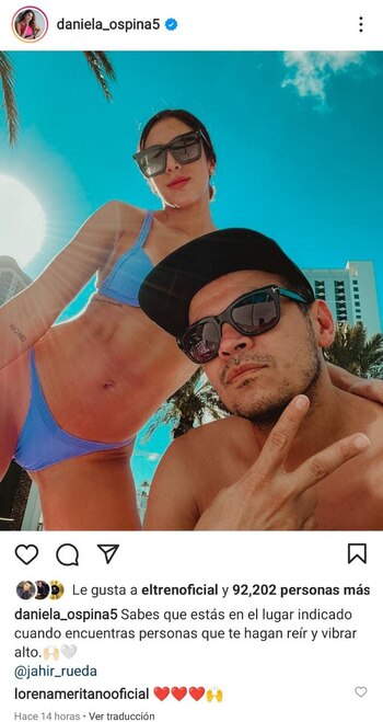 Foto: Instagram @daniela_ospina5