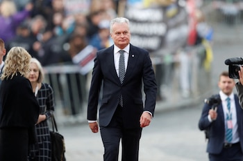 El presidente de Lituania, Gitanas Nauseda (REUTERS/David W Cerny)