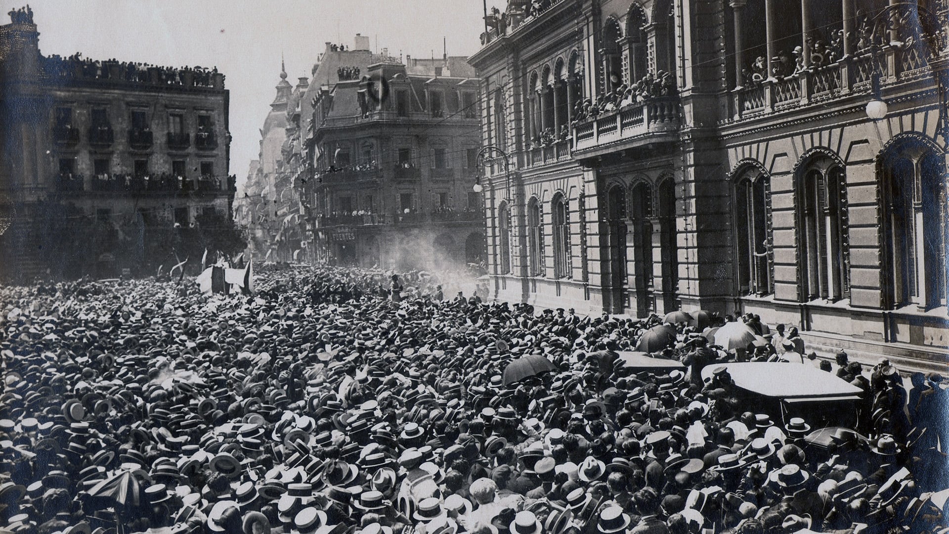Recibimiento en Buenos Aires el 13 de agosto de 1926