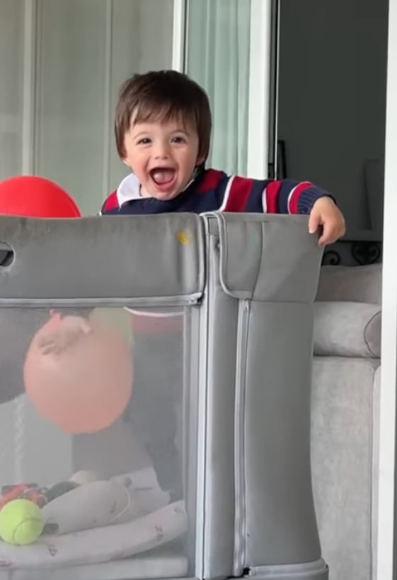 Para celebrar la jornada especial, la conductora y su esposo homenajearon a su hijo menor con un carrete de imágenes de estos 12 meses