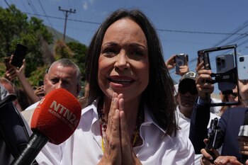 Elecciones presidenciales en Venezuela - centro de votación de María Corina