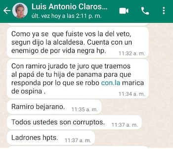 Pantallazo del chat en el