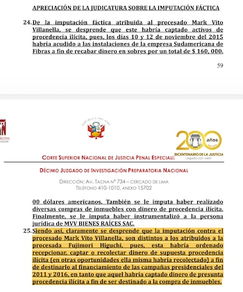 PJ no archiva cargo por