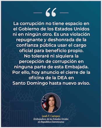 La embajadora Leah Campos enfatizó