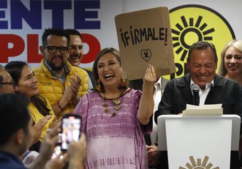 Xóchitl Gálvez también se registró