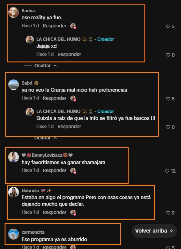Usuarios critican a La Granja VIP por supuesto favoritismo: “Mejor hagan un reality de los Klug”. Captura: @juanimarquezcortez.
