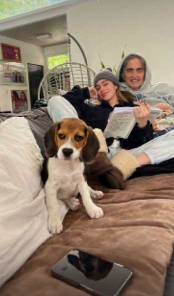 Tini junto a su papá