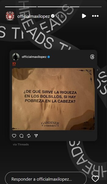 El filoso mensaje de que